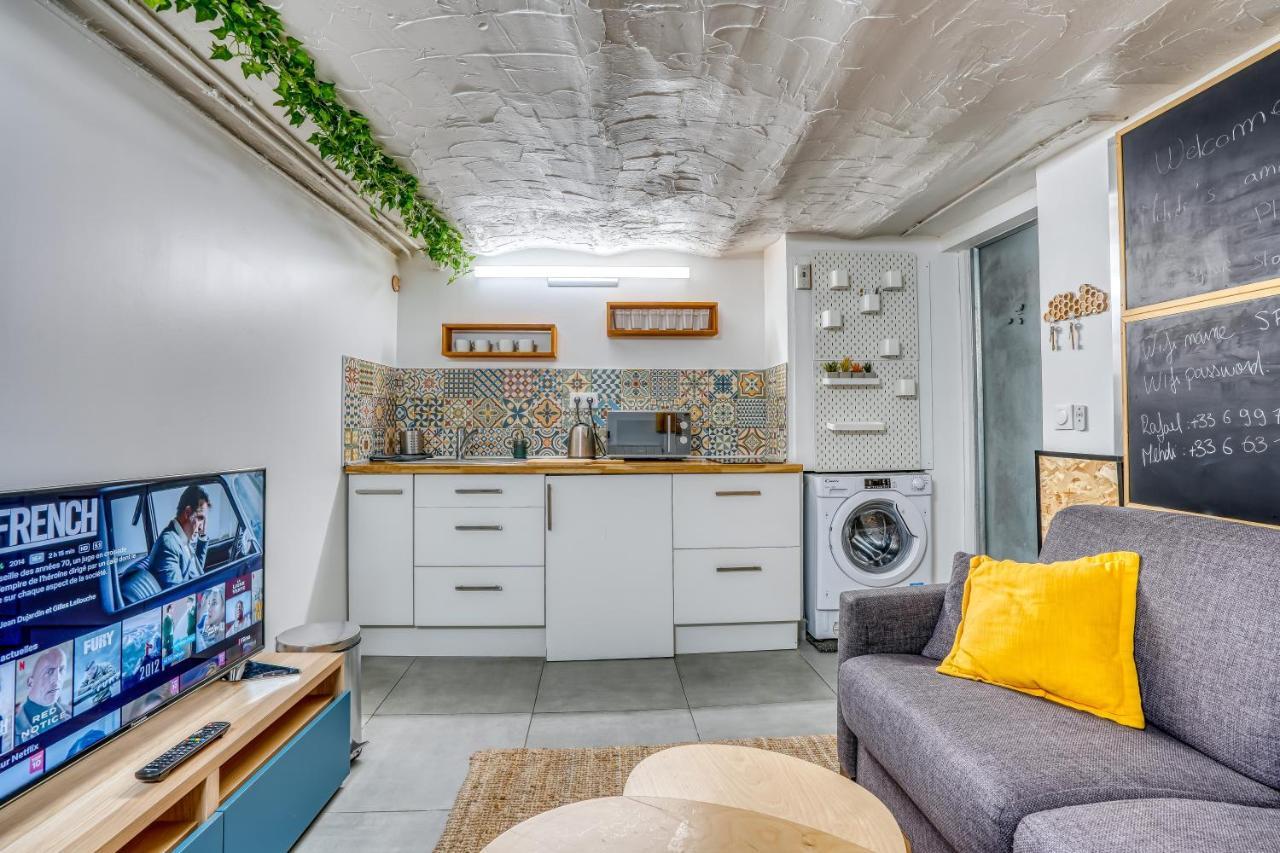 Sous-Sol Amenage 32M2 - Proche Paris Apartman Aubervilliers Kültér fotó